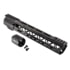 TRYBE Defense Magnite Go Fast Ultra Lightweight Handguard, Cut Top Rail, M-LOK, Black, 12in, MGHDG-V2-12CR-BL