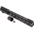 TRYBE Defense Magnite Ultra Function Lightweight Handguard, Cut Top Rail, M-LOK, Black, 15in, MGHDG-V1-15CR-BL