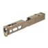 TRYBE Defense Pistol Slide, Glock 17, Gen 3, Viper Cut, Version 2, FDE Cerakote, SLDG17G3VPRV2-FDE