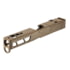 TRYBE Defense Pistol Slide, Glock 17, Gen 4, Venom Cut, Version 2, FDE Cerakote, SLDG17G4VNMV2-FDE
