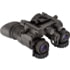 TRYBE Optics NVG-50 Dual 1x19mm White Phosphor Tube Night Vision Goggle, Gen 3, Min 1600+ FOM, 64-72 lp/mm, Black, TRYBENVG50W