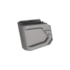 Tyrant CNC Glock Magazine Extension, Glock 43x/48, 9mm, 4-Round, Grey, TD-G48MAGEX-G