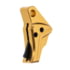 Tyrant CNC Glock Gen3-4 Compatible Pistol Trigger, Gold-Black - Screw/ Safety, TD-GTRIG-3-4-Gold-Black