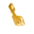 Tyrant CNC Sig Sauer P320 Extended Mag Release, Gold, TD-P320E-Gold