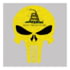 United States Tactical Sticker - DTOM Skull, Mixed, BS-754