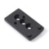 Unity Tactical LPVO Offset Optic Adapter Plate, Deltapoint PRO, Black, FST-SOPD