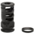 UTG Pro AR-15 Stubby Muzzle Brake, 9mm, 1/2x28 in, Black, TLUMD03