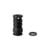 UTG Pro AR15 Stubby Muzzle Brake, .223/5.56, 1/2inX28 1.75in Length, Black, TLUMD01