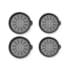 WeatherTech Car Coasters, Black, 8A3CCST