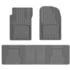 WeatherTech Trim-to-fit Front and Rear OTH Mat set, Grey, 11AVMOTHSG