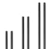 Yankee Hill Machine VICTRA-12 Suppressor Assembly Rods, Black, 1215