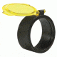 Bushwacker 270 Degree Optic Cover - See-Thru Amber - Size 7 Fits 2.20in - 2.45in / 55.9 - 62.2 mm
