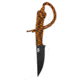 Montana Knife Company Speedgoat 2.0 Fixed Blade Knives, 3.625 inch, 52100 Ball Bearing Steel, Fixed Blade, USA Paracord Handle, Orange/Black, 7.875 inch, MKC-000399