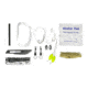 12 Survivors Fish and Fire Emergency Kit - Fishing line,Hooks,Floats,Swivels,Weights,Alcohol Pad,Fire Starter,Knife Blade,Foil,Tinder,Cord TS24000