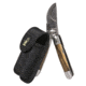 12 Survivors Pocket Harvester, Zebra Wood Handle, TS72002B