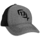 Rapala Gray Matter Curved Brim Snapback Ballcap - Men's, Gray, One Size, 13FCGBLK