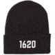 1620 Workwear Cuffed Beanie, Embroidered, Black, One Size, A-07-B