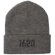 1620 Workwear Cuffed Beanie, Embroidered, Charcoal, One Size, A-07-C