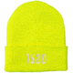 1620 Workwear Cuffed Beanie, Embroidered, Hi Vis Yellow, One Size, A-07-Y