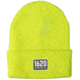 1620 Workwear Cuffed Beanie, Patch, Hi Vis Yellow, One Size, A-06-Y