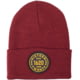 1620 Workwear Cuffed Beanie, Roundel, Burgundy, One Size, A-08-M