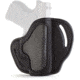 1791 Gunleather BHC- Carbon Fiber Open Top Belt Holster for Micro-Frame Firearms, Ruger SR22, Sig P365, Right Hand, Stealth Black, Size C, CF-BHC-SBL-R