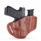 1791 Gunleather Combo Open Top Multi-Fit Belt Holster 2.1 and Mag 1.2, S&amp;W MP9, Taurus PT111, Right Hand, Classic Brown, Size 2.1, BH2.1M1.2-CBR-R