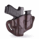 1791 Gunleather Combo Open Top Multi-Fit Belt Holster 2.1 and Mag 1.2, S&amp;W MP9, Taurus PT111, Right Hand, Signature Brown, Size 2.1, BH2.1M1.2-SBR-R