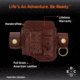 1791 Gunleather EDC Standard Action Snap Organizer, Large Flex, Chestnut, ST-AS-LF-CHN-A