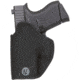 1791 Gunleather Premium Ballistic Nylon Size 3 IWB Holster, 1911 3in/ Bersa Thunder 380/ Glock 42/43/43X, Right Hand, Black, PN-IWB-3-BLK-R
