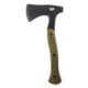 Montana Knife Company Hellgate Hatchet, 4.875 inch, 52100 Ball Bearing Steel, Parkeized Finish, G-10 Handle, Olive, 10.0625 inch, MKC-000362