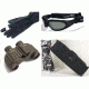 4-PC Military Emergency Response Package - BlackHawk HellStorm-Aviator-Nomex Gloves, BlackHawk A.L.E.R.T. Bag, Steiner 8x30 Military-Marine Binoculars and Wiley-X SG-1 Goggles