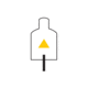 Trijicon TA47 .223 Amber Triangle Reticle