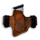 We the People Holsters Double Stack Sub Compact 9Mm/.40/380 Independence Leather Owb Magazine Carrier / Holster 722B9460, 6898833653858