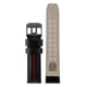 Luminox Genuine Leather Strap fit to Raptor series, Black/Red, 24mm, gen-le-strp24mm1