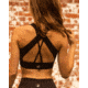 Body Glove Composed Cross-Back Straps Sports Bra - Black 6E0A1DD3, XL, Black, BGB1137-BLK-XL