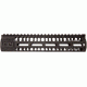 2a Armament 2a Bl-rail M-lok 10'' Black Titanium Barrel Nut Ar-15