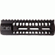 2a Armament 2a Bl-rail M-lok 7'' Black Titanium Barrel Nut Ar-15