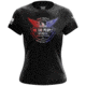 We The People Holsters Distressed Flag Logo Womens Short Sleeve Shirt 23C66C6E, 6549654667362
