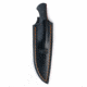 Montana Knife Company BLACK/ORANGE BLACKFOOT 2.0 LEATHER SHEATH - VERTICAL CARRY 58DDC453, MKC-001071