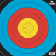 .30-06 Outdoors FITA 50m Target 80 cm, 100 Pack, Multi, TAR80-100