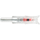 .30-06 Outdoors UFO Lighted 3+1 BP Nock, .300, Red, UFO300R
