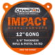 Champion Traps and Targets Impact Steel Gong Target - Rigle Rated, 12in, 44912C