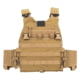 Guard Dog Body Armor Trakr PRO Plate Carrier with Front Placard, FDE, TRAKR-FDE-PRO