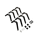 3D Robotics X8 Plus Landing Gear,Set of 4 Fiber Leg Pieces,4 Tabs and Hardware 3DR0047