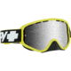 Spy Optic Woot Race Goggles w/Shield Lens Shape, Slice Green Frame, Smoke w/ Silver Spectra/Clear , 0323346977855
