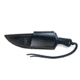 Montana Knife Company BLACK/ORANGE SPEEDGOAT 2.0 LEATHER SHEATH - HORIZONTAL BELT CARRY 103D3E95, MKC-001074