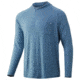 HUK Performance Fishing Waypoint Hoodie - Mens, Silver Blue, Small, H1200292-040-S