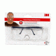 3M General Purpose Safety Eyewear,Black Frame,Clear Lens 90780-80025