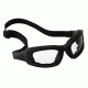 3M Maxim 2x2 Safety Goggles,Black Frame,Clear Lens,Elastic Strap,Temples,10/case 40686-00000-10